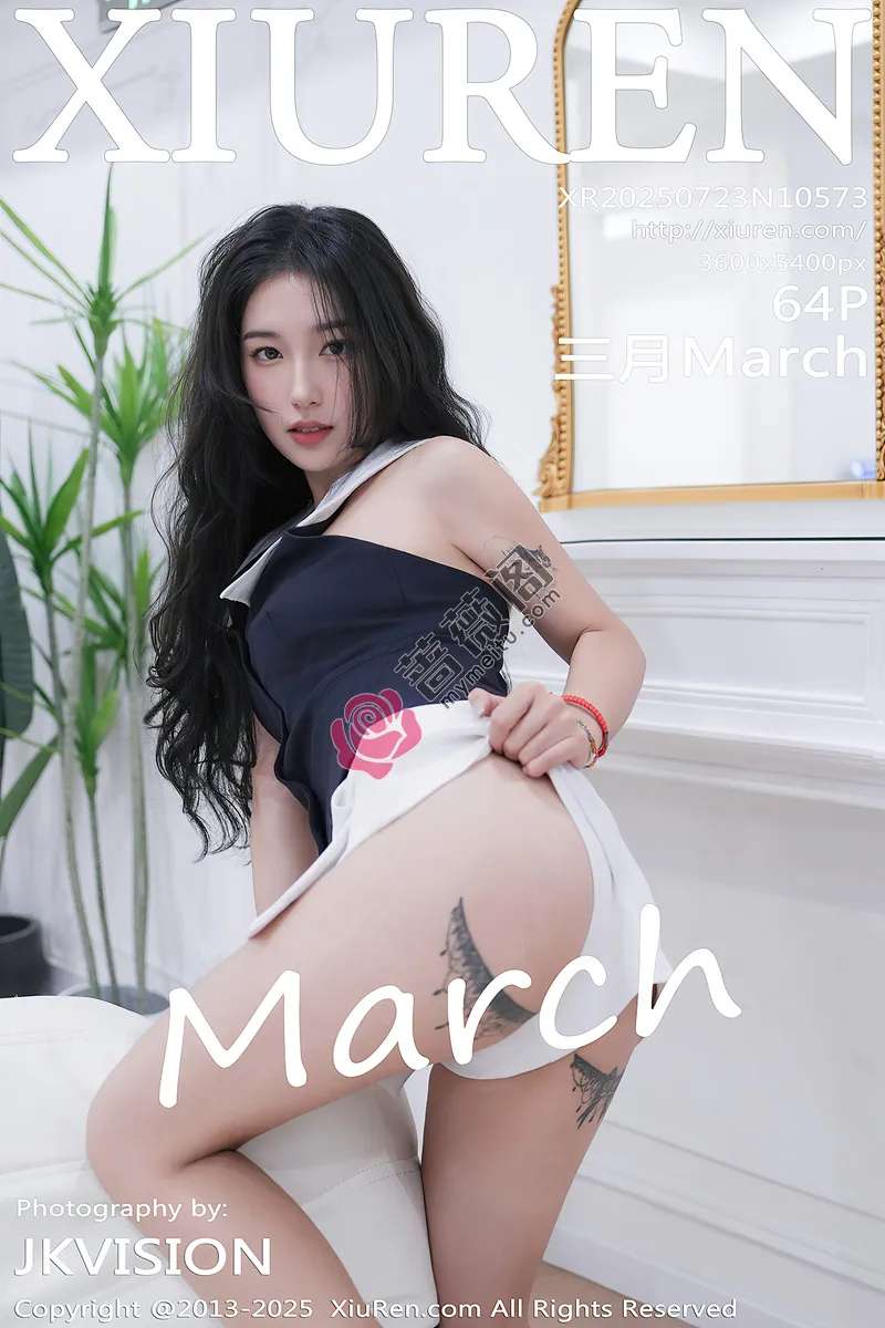 [XiuRen秀人网] NO.10573 模特三月March性感黑白礼服露白色内衣秀曼妙身姿迷人诱惑写真 - 蔷薇阁-蔷薇阁