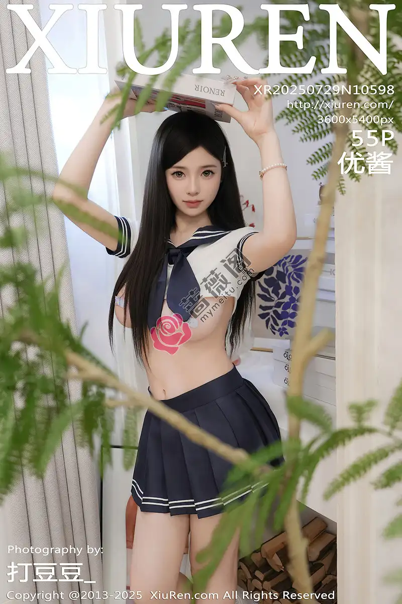 [XiuRen秀人网] NO.10598 模特优酱私房性感黑白水手服饰半脱秀凹凸身材惹火诱惑写真 - 蔷薇阁-蔷薇阁