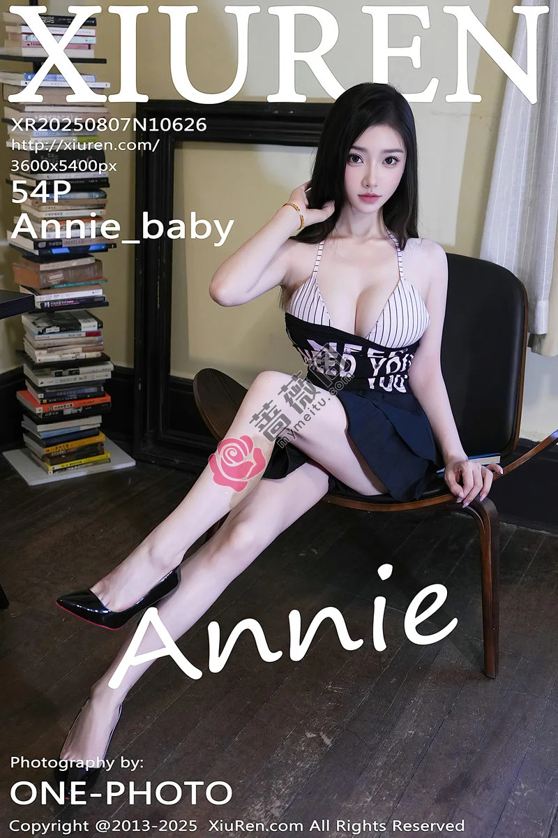 [XiuRen秀人网] NO.10626 模特Annie_baby性感黑色连衣短裙露黑色内衣秀凹凸身材诱惑写真-蔷薇阁