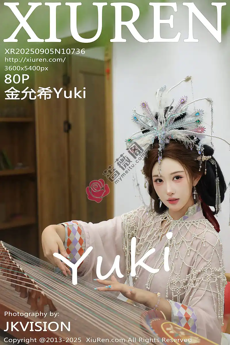 [XiuRen秀人网] NO.10736 模特金允希Yuki性感浅色古装薄纱服饰秀丰腴身材迷人诱惑写真-蔷薇阁