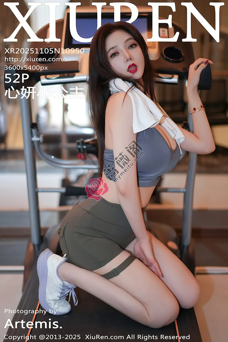 [XiuRen秀人网] NO.10950 女神心妍小公主健身房性感深色运动服秀丰满身材迷人诱惑写真-蔷薇阁