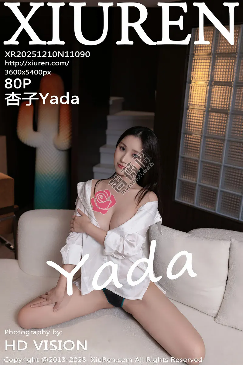 [XiuRen秀人网] NO.11090 模特杏子Yada性感白色衬衫配超薄黑丝秀曼妙身姿迷人诱惑写真-蔷薇阁