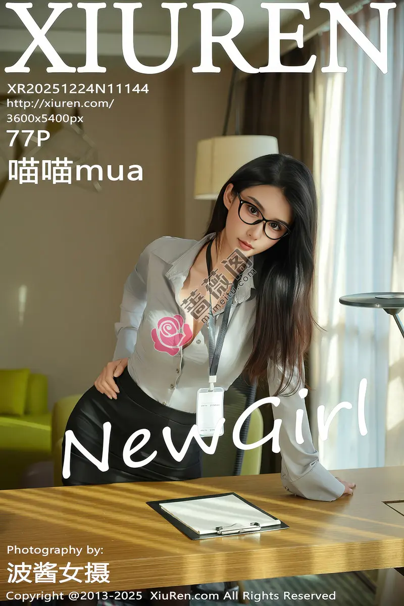 [XiuRen秀人网] NO.11144 新人模特喵喵mua墨绿色蕾丝内衣配开档黑丝秀凹凸身材诱惑写真-蔷薇阁