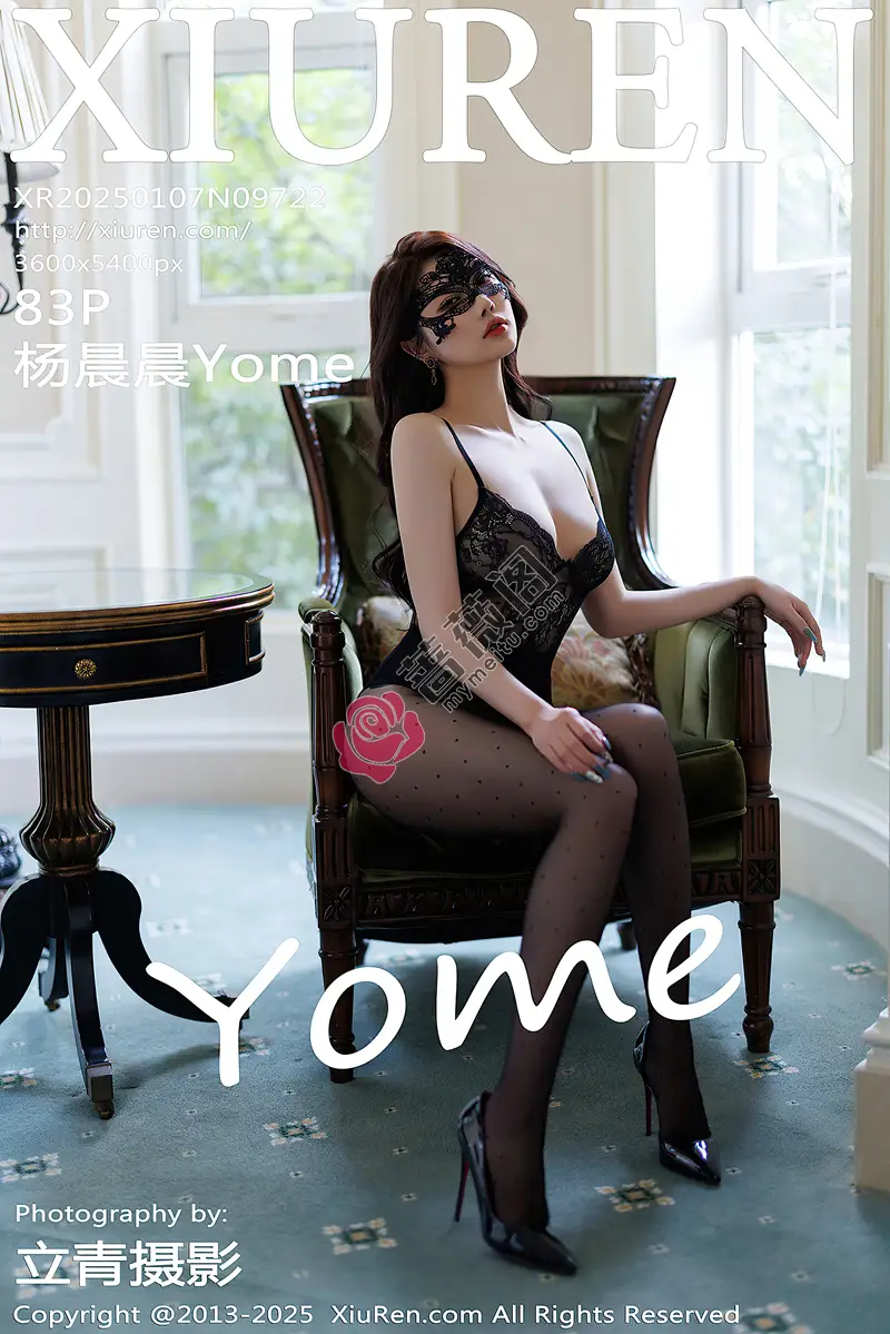 [XiuRen秀人网] NO.9722 女神杨晨晨Yome性感白色情趣内衣配白丝吊袜秀丰腴身材诱惑写真-蔷薇阁