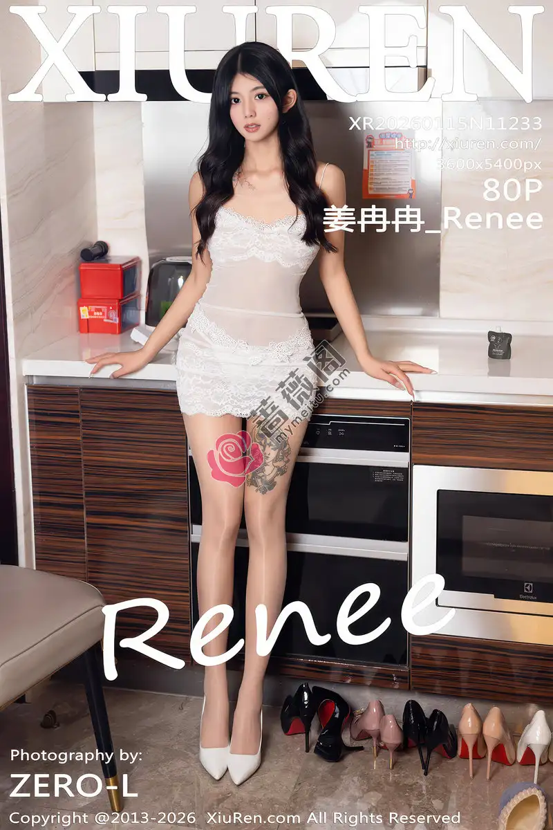 [XiuRen秀人网] NO.11233 模特姜冉冉_Renee@性感白色内衣配超薄肉丝秀柔美身材诱惑写真-蔷薇阁