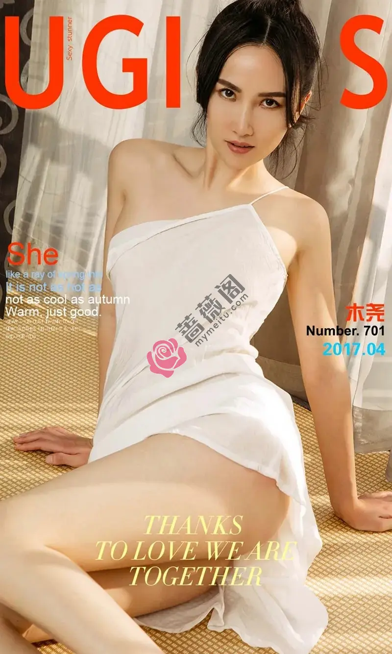 [Ugirls爱尤物] NO.701 嫩模木尧居家黑色蕾丝睡裙秀完美身材白嫩肌肤诱惑写真 - 蔷薇阁-蔷薇阁