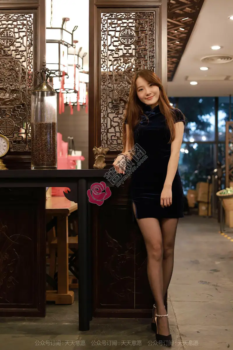 [IESS异思趣向] 2021.09.24 丝享家 928 婉苹 迷人黑色旗袍 [84P-149MB]-蔷薇阁