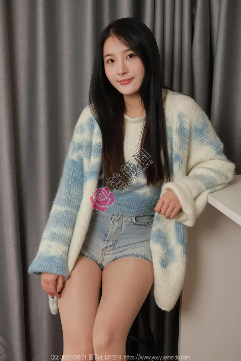 [IESS异思趣向] 2025.01.03 丝享家 1941 婉萍 蓝白毛衣（上） [90P-96MB] - 蔷薇阁-蔷薇阁