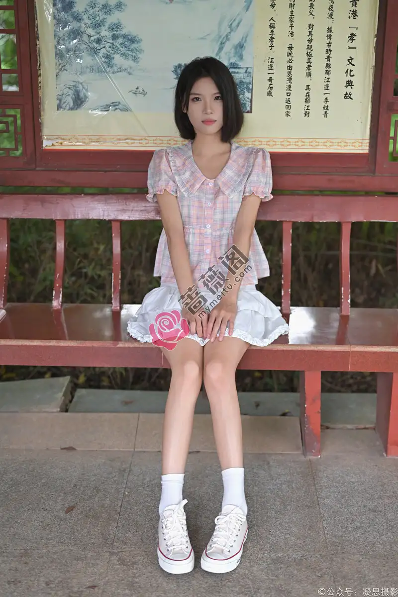 凝思摄影 NO.037 小睿-短裙、短白袜、平底鞋 [150P+1V-4.90GB]-蔷薇阁
