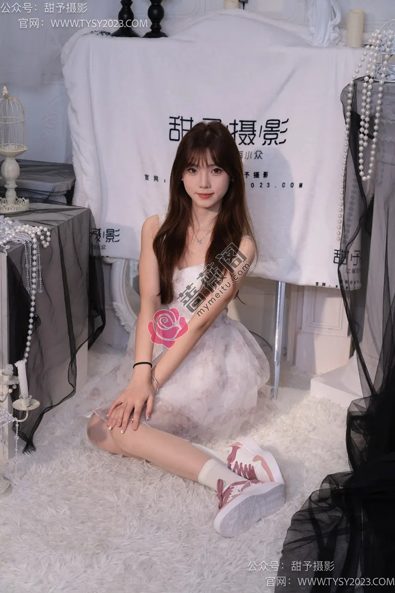 甜予摄影 2023.11.05 NO.001 璇璇-板鞋、白棉袜、肉丝 [124P+2V-4.43GB]-蔷薇阁
