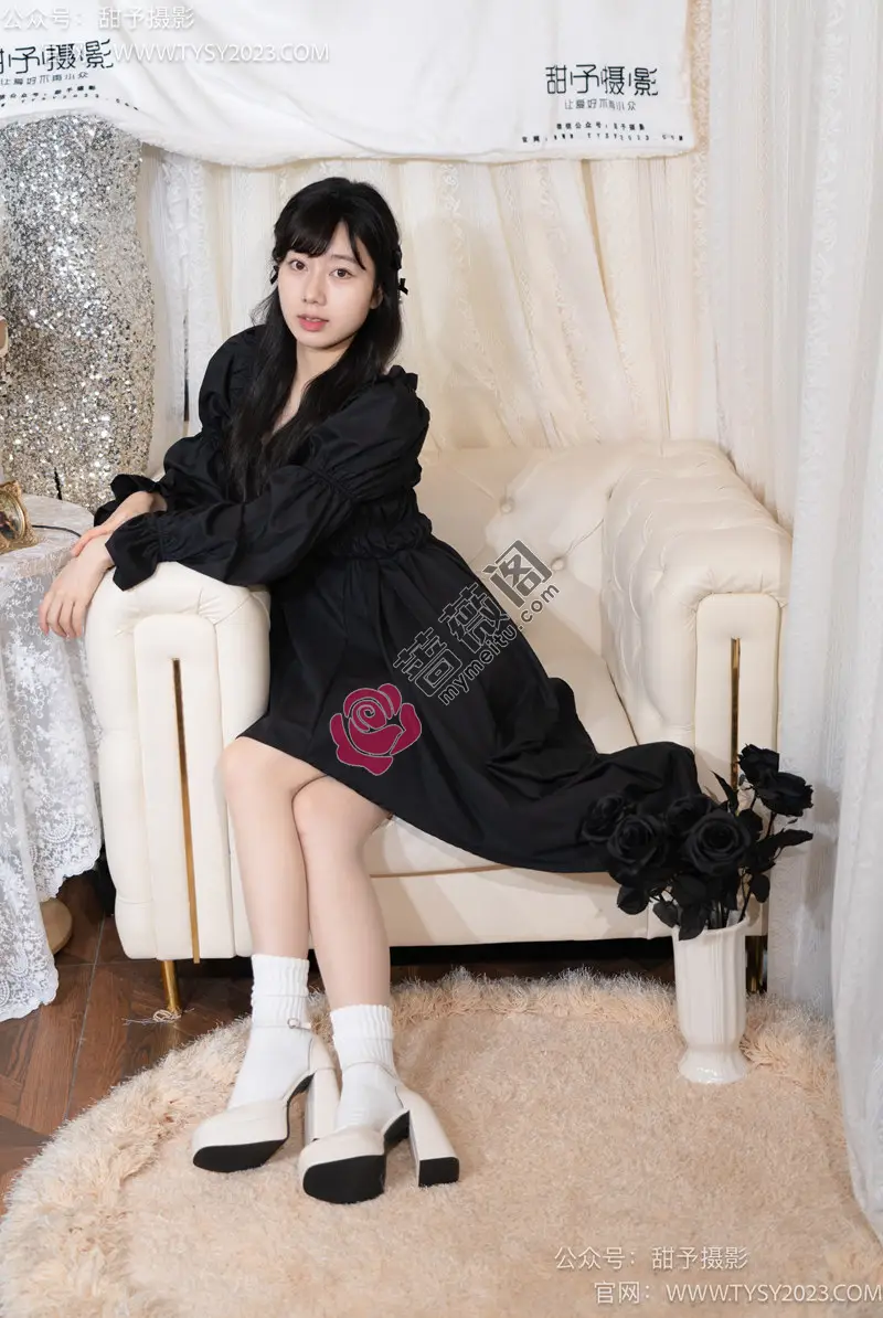 甜予摄影 2024.04.05 NO.034 鱼鱼-高跟鞋、白棉袜、肉丝 [129P+2V-4.62GB]-蔷薇阁