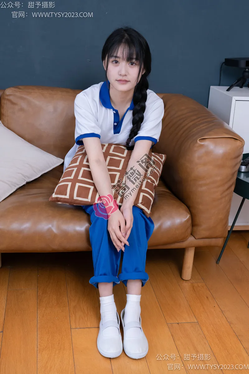 甜予摄影 2024.08.28 NO.091 澜澜-校服、白布鞋、板鞋、白棉袜、短肉丝、裸足 [135P+2V-4.28GB]-蔷薇阁