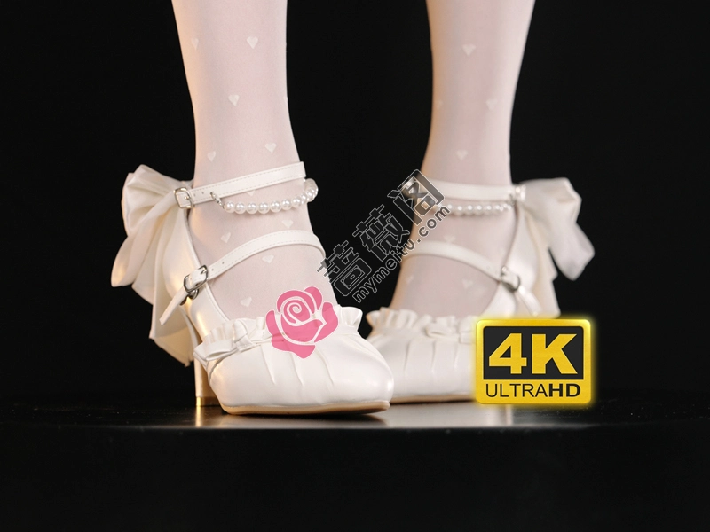 芝士好椰 NO.034 - 桃小坞 艾莉儿 白 [2V-99MB]-蔷薇阁