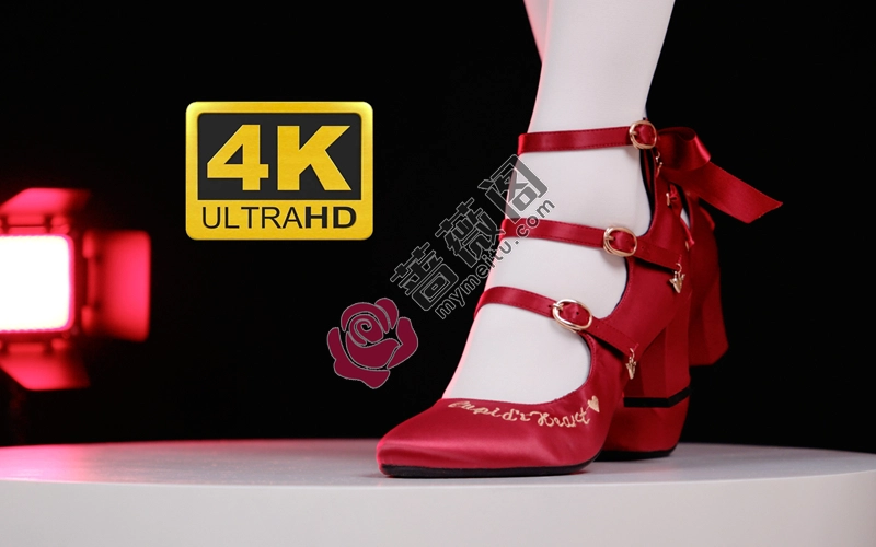 芝士好椰 NO.051 - 红缎迎新 奇迹岛丘比特之心缎面红色 [1V-56MB]-蔷薇阁