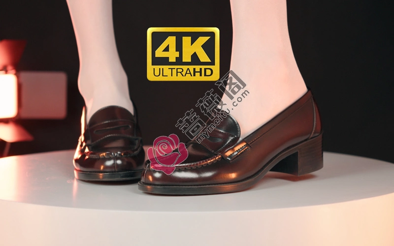 芝士好椰 NO.066 - 优雅中跟 Haruta 4603 白色丘比特 [2V-104MB]-蔷薇阁