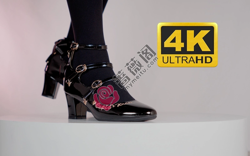 芝士好椰 NO.070 - 优雅高跟 奇迹岛丘比特之心猫眼宝石 and 黑 [1V-117MB]-蔷薇阁