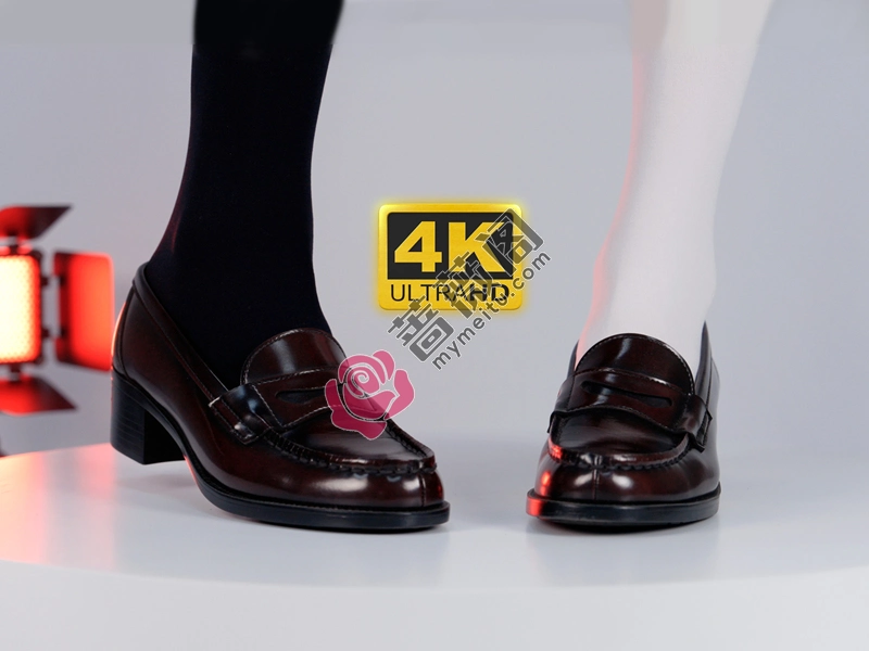 芝士好椰 NO.077 - 制服鞋但是黑白配 Haruta 4603 [2V-148MB]-蔷薇阁