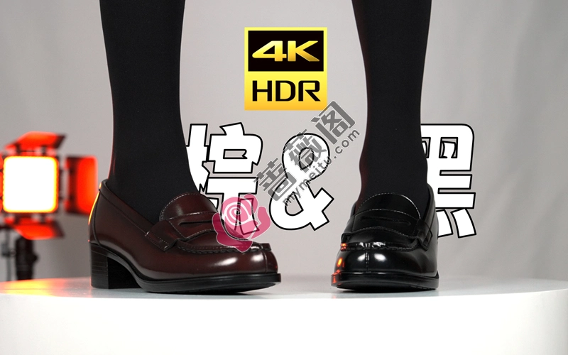 芝士好椰 NO.084 - 黑棕混搭，制服鞋崭新出场，Haruta 4603 [1V-186MB]-蔷薇阁