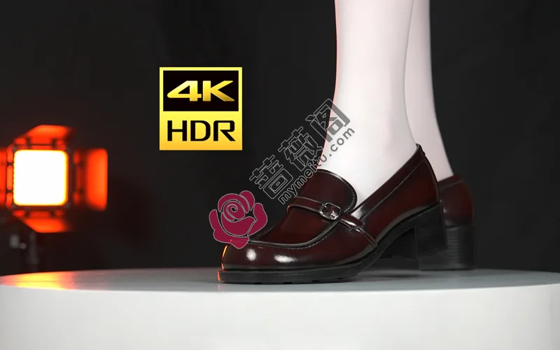 芝士好椰 NO.090 - 是你的巧乐滋 圆头制服鞋 Haruta 4711 [1V-133MB]-蔷薇阁