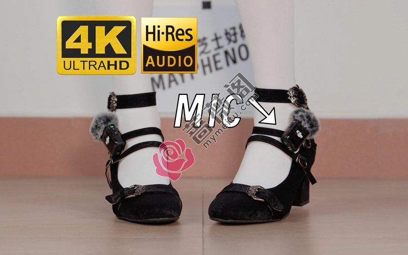 芝士好椰 NO.097 - 听！把麦克风别在鞋上！黑色维莉雅 [1V-84MB]-蔷薇阁