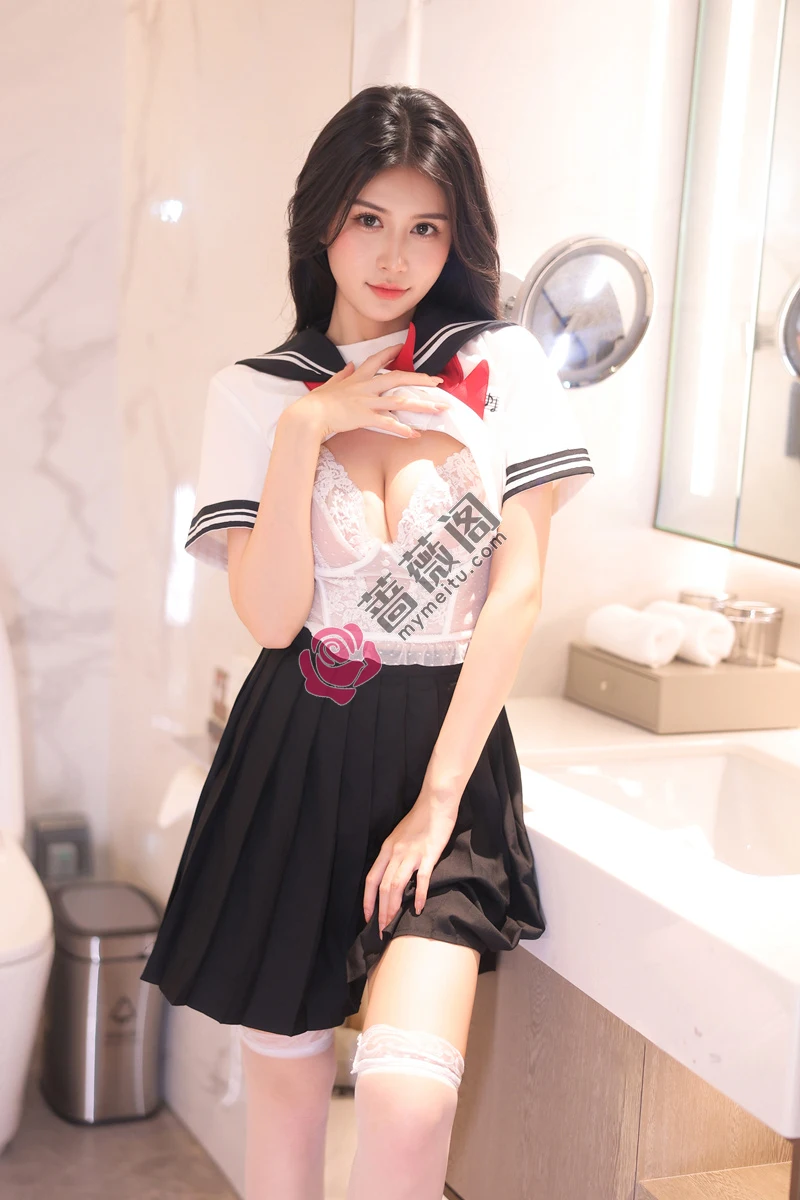 秀人网模特 shelly诗莉吖 - JK制服 [81P-578MB] - 蔷薇阁-蔷薇阁