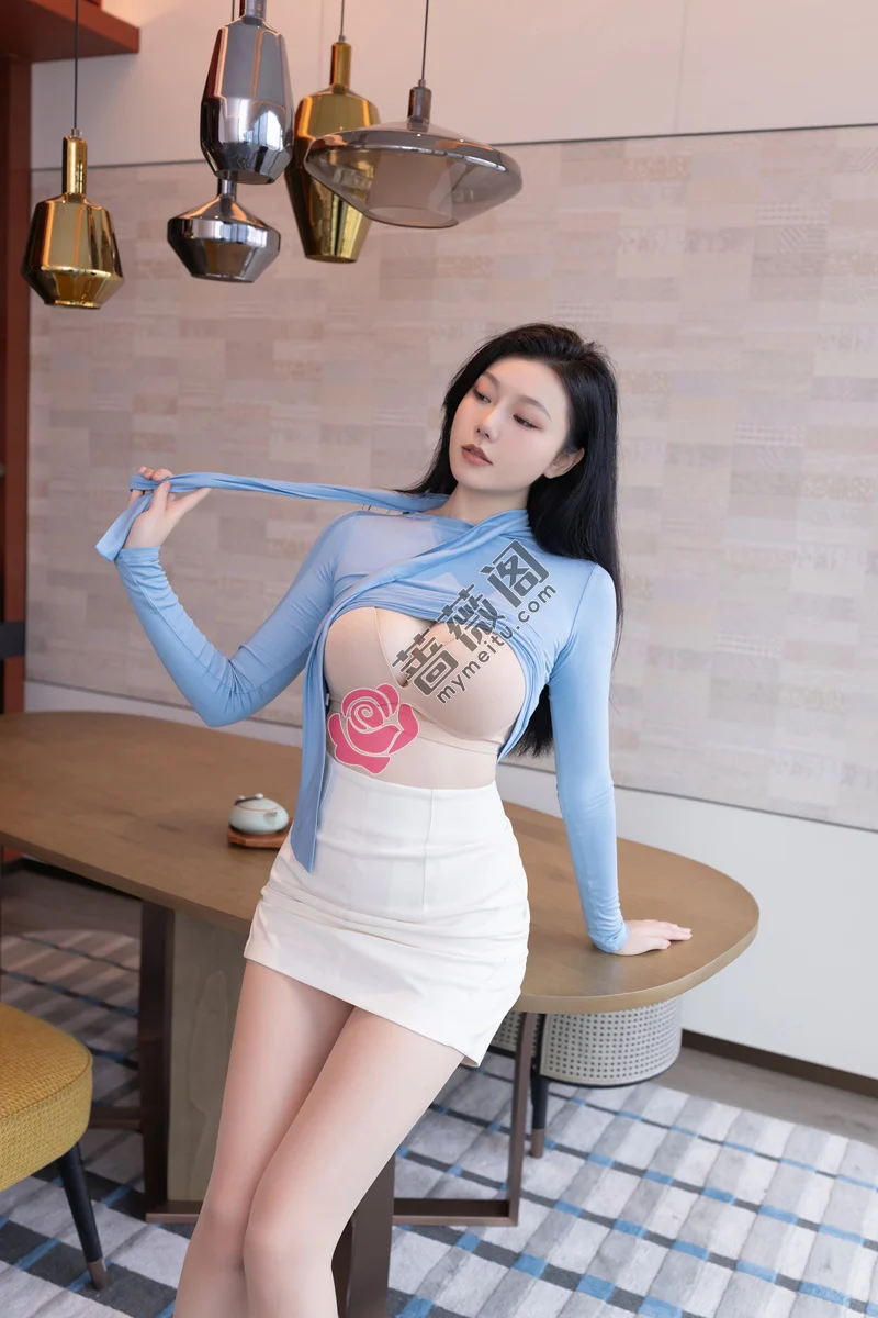 秀人网模特 安然 - 蓝色 [80P-515MB]-蔷薇阁